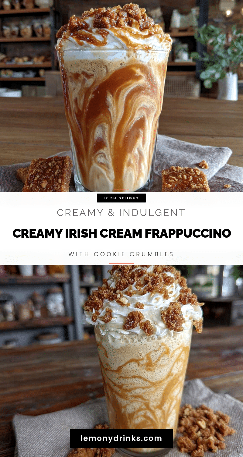 Creamy Irish Cream Frappuccino recipe