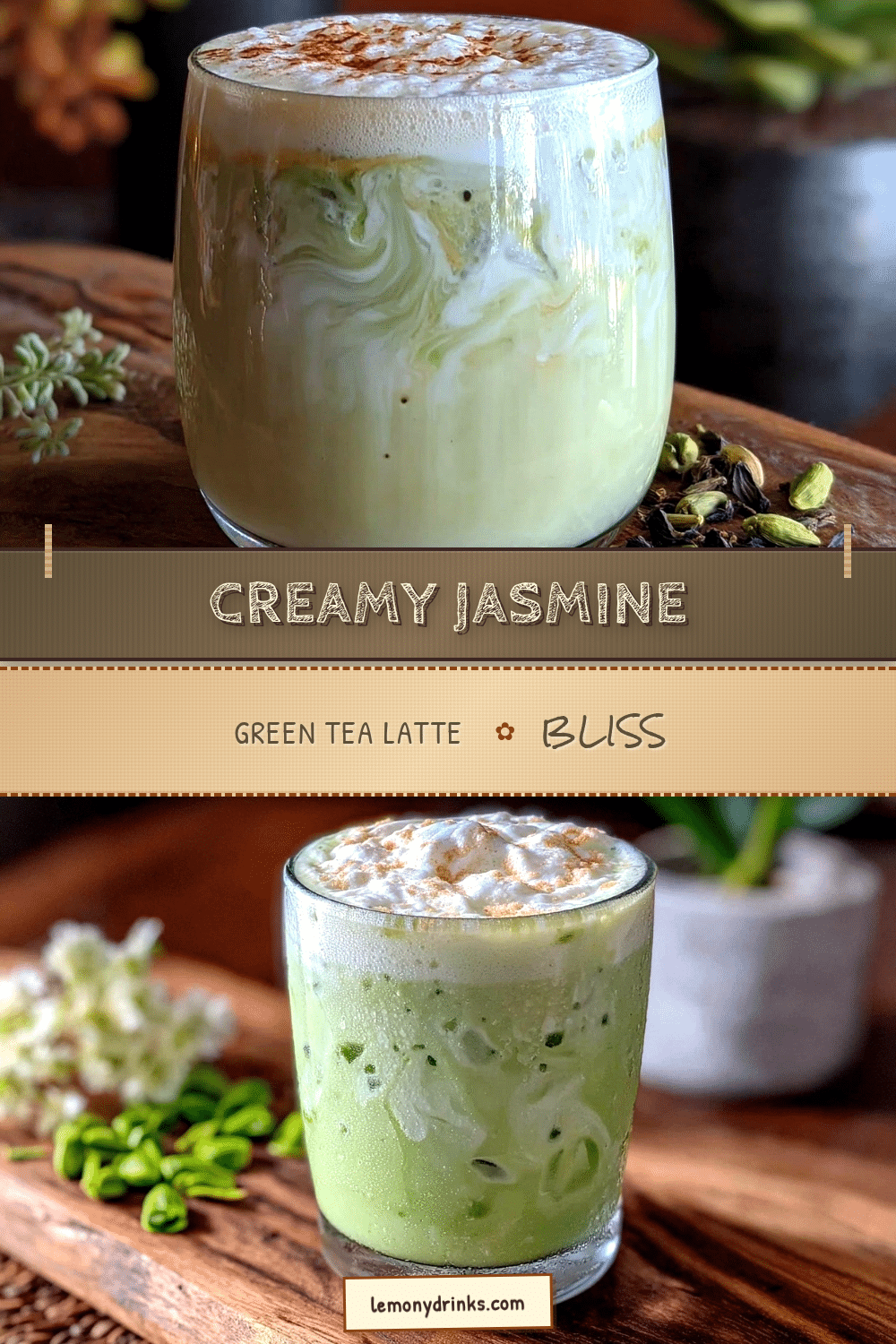 creamy jasmine green tea latte recipe