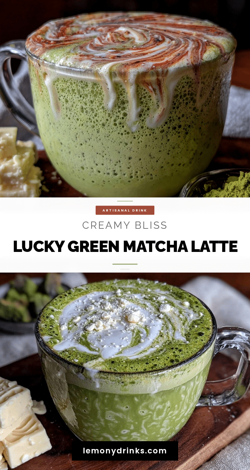 creamy lucky green matcha latte recipe