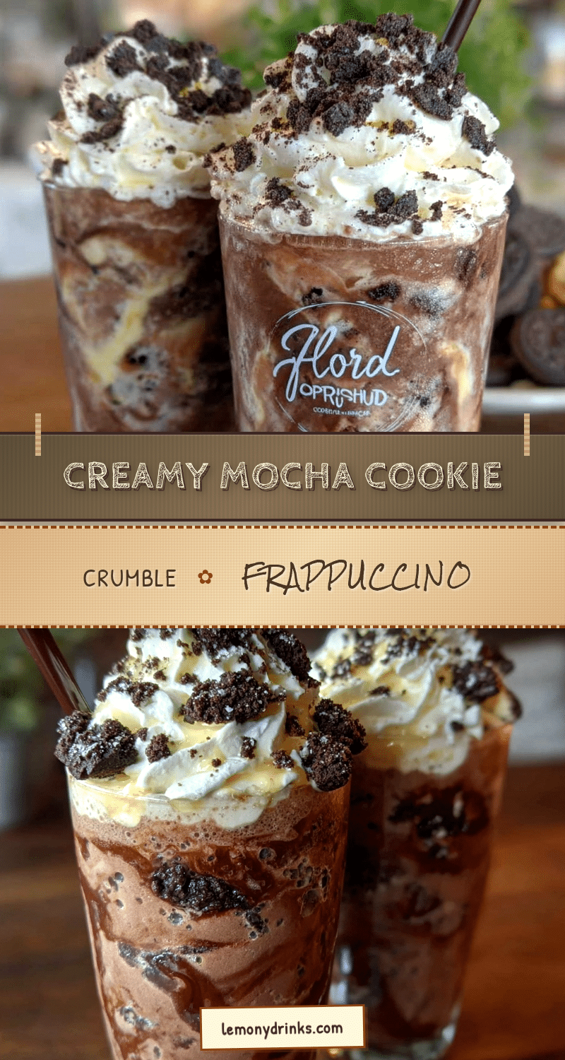creamy mocha cookie crumble frappuccino recipe recipe