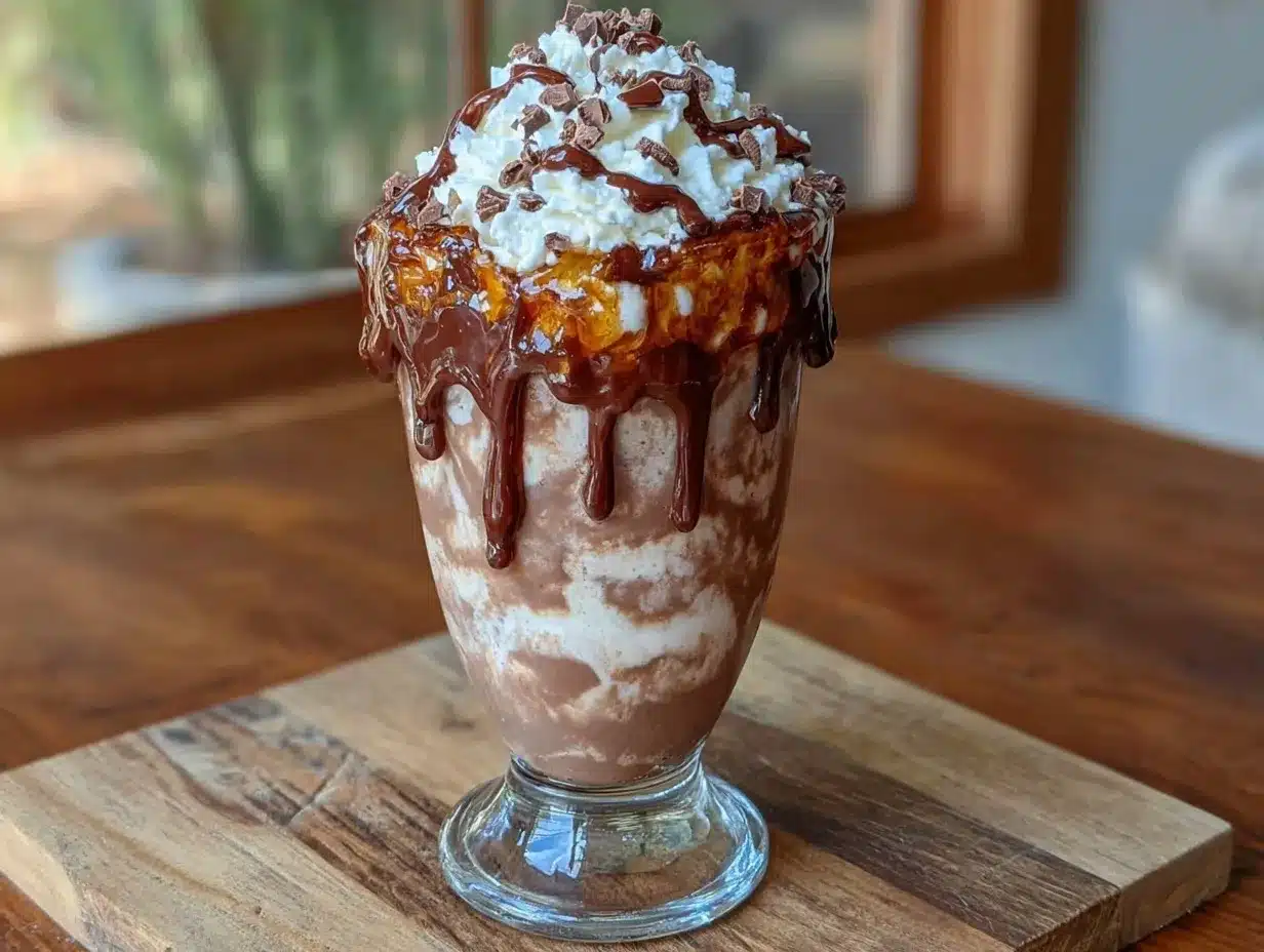 creamy mudslide cocktail preparation steps