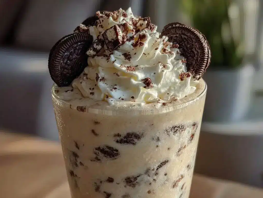 creamy Oreo milkshake - featured image