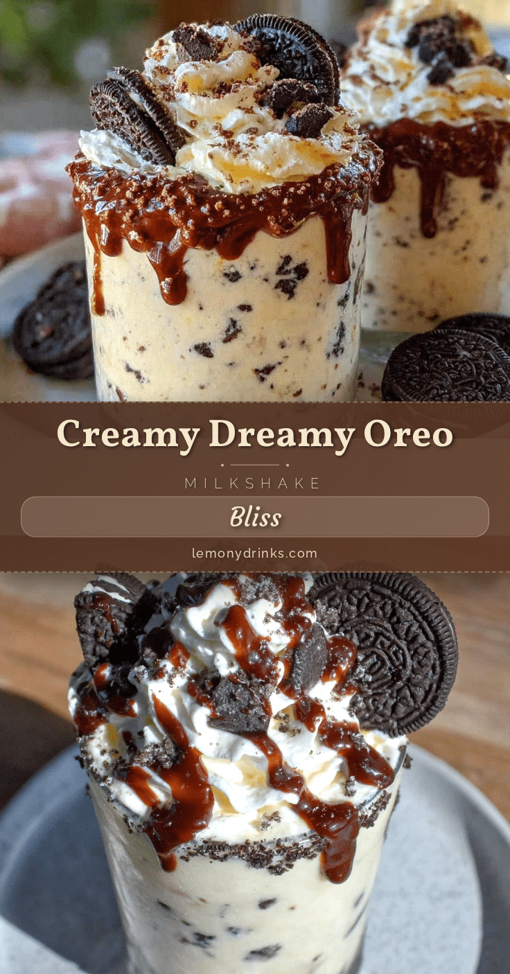 creamy Oreo milkshake recipe recipe