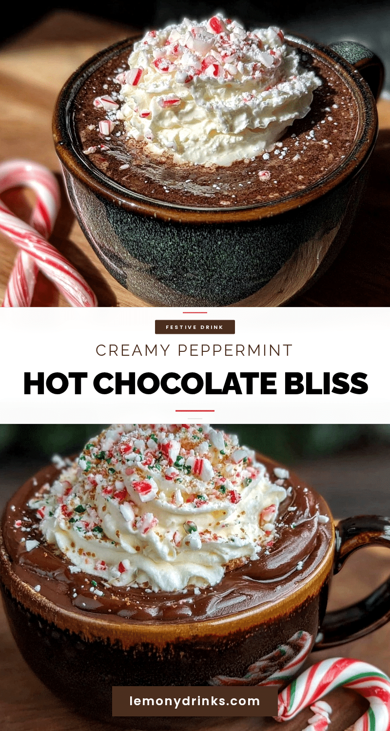 creamy peppermint hot chocolate recipe