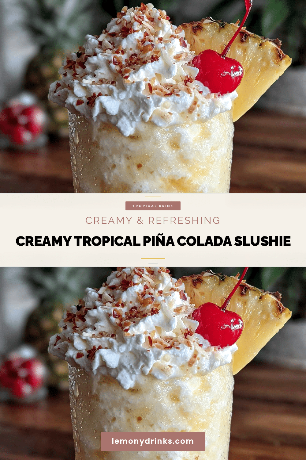 creamy piña colada slushie recipe recipe