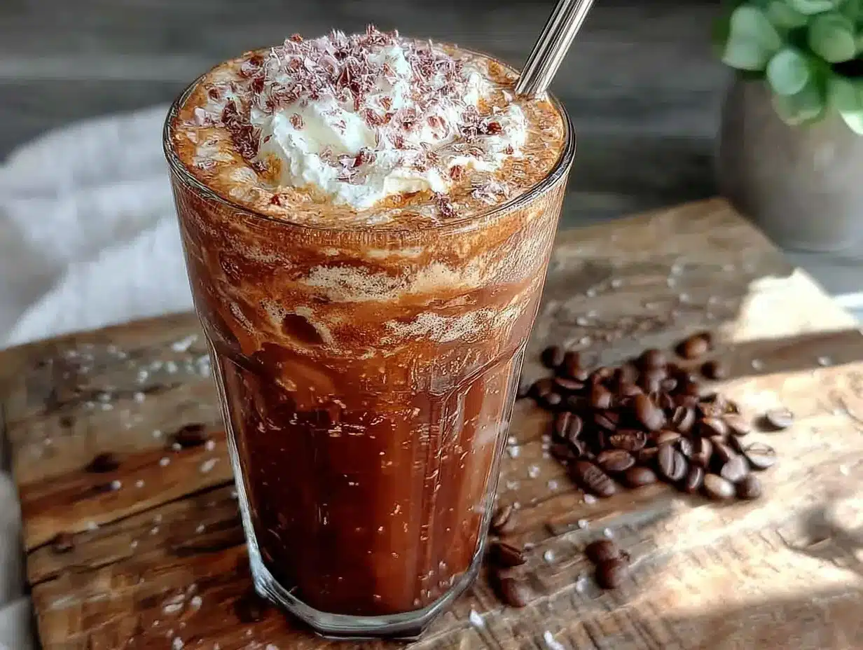 creamy protein coffee smoothie preparation steps