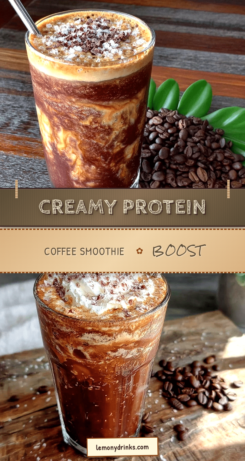creamy protein coffee smoothie recipe