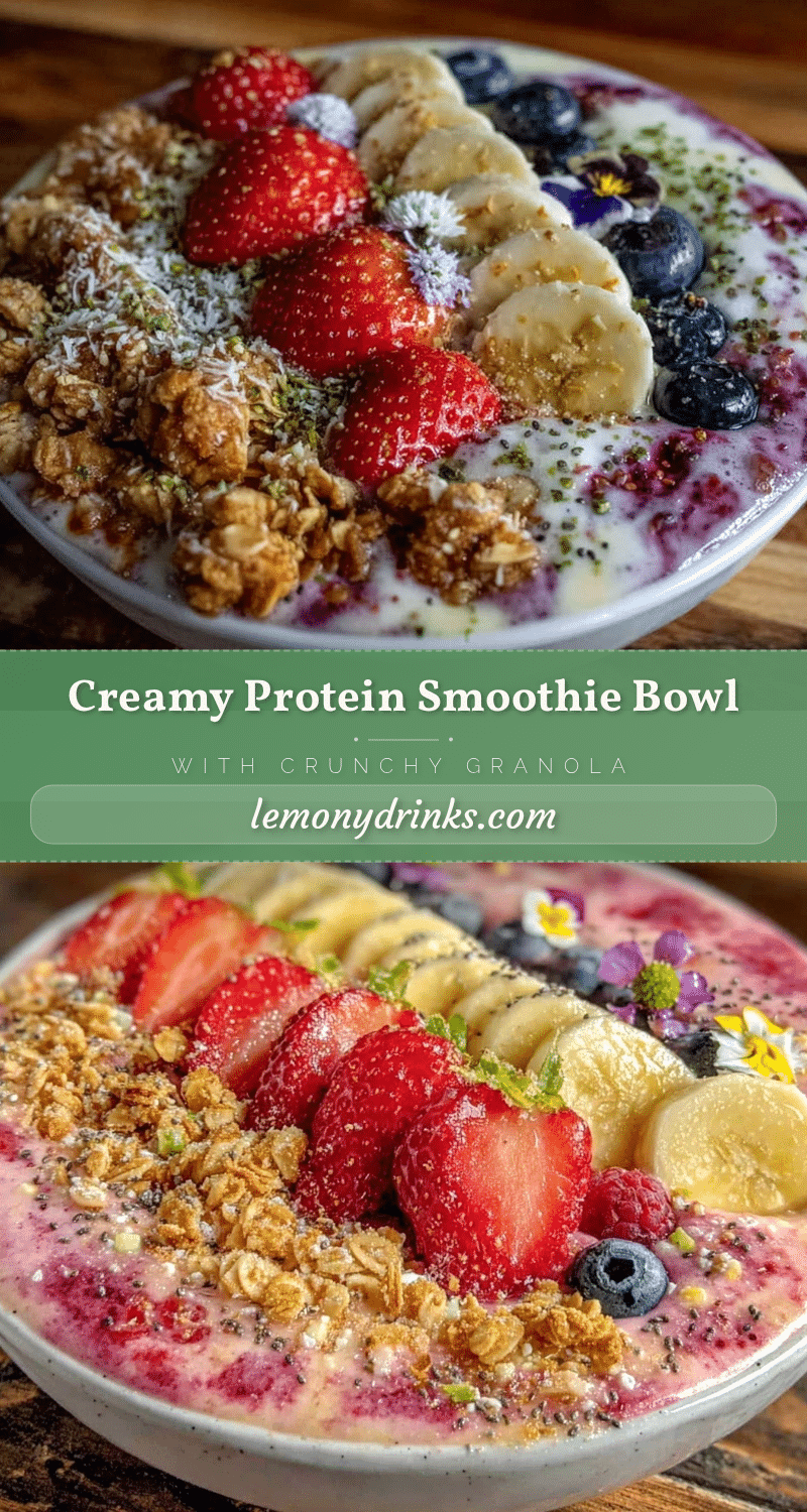 creamy protein smoothie bowl recipe