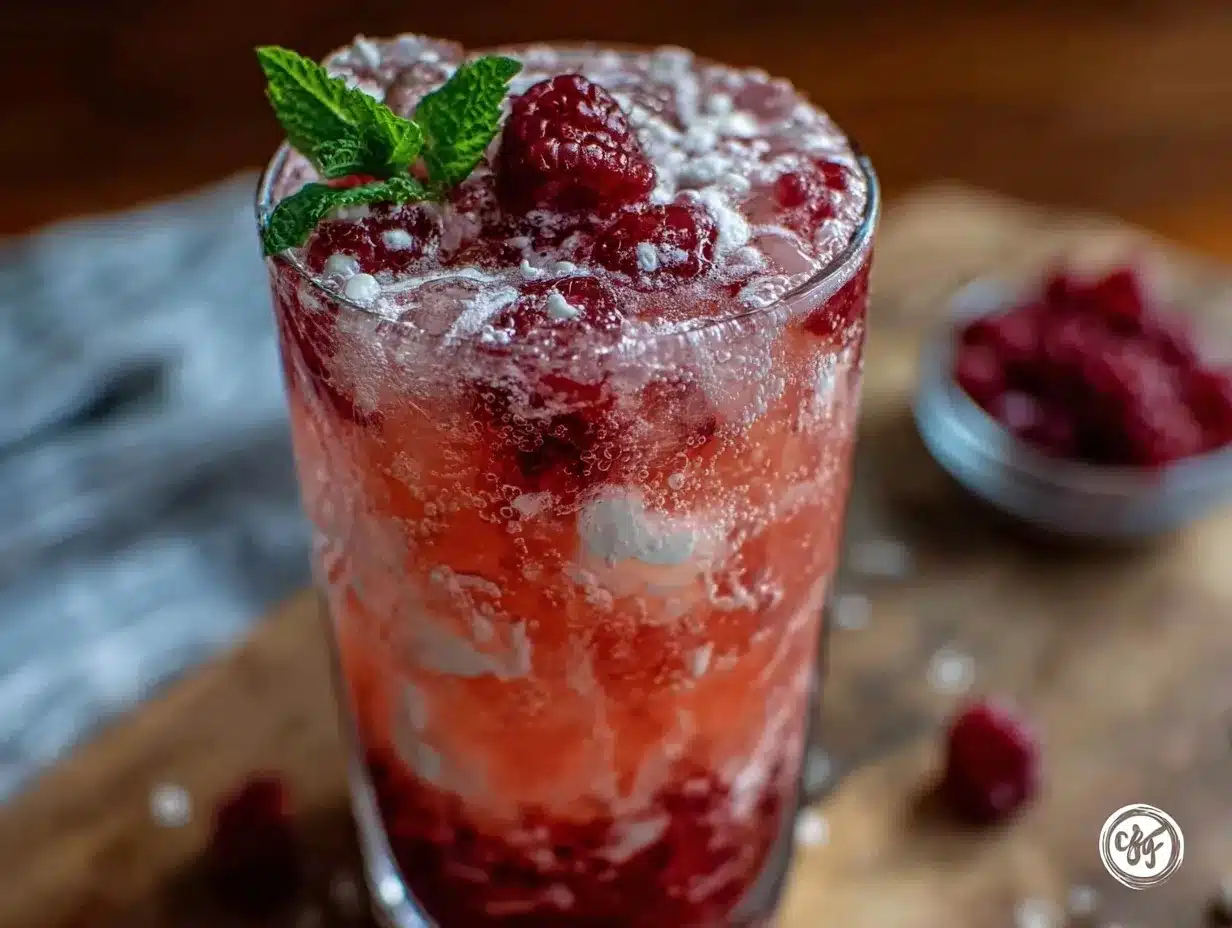 creamy raspberry cream soda preparation steps