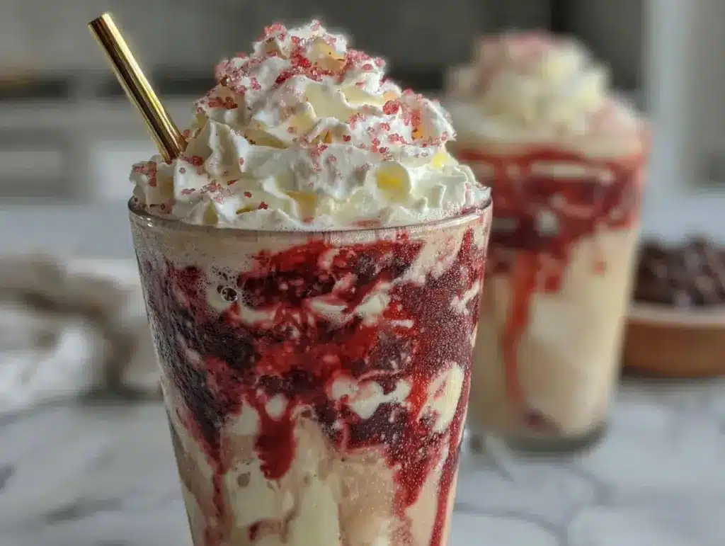 creamy raspberry white chocolate mocha - featured image
