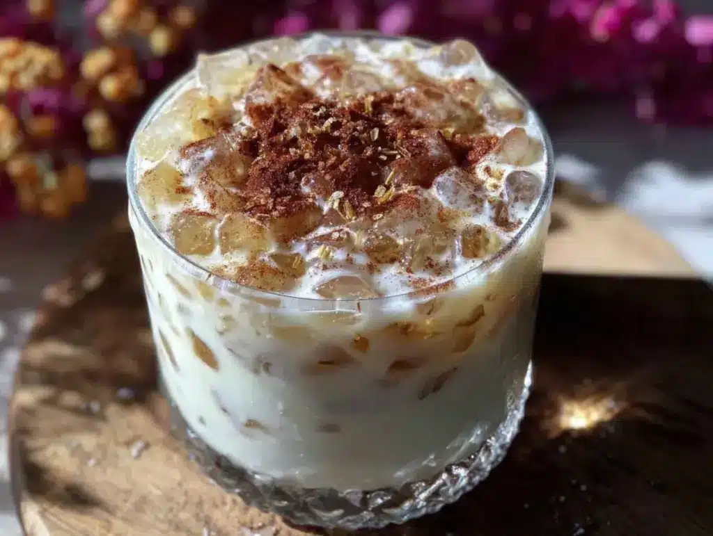 Creamy Rumchata Horchata Cocktail - featured image