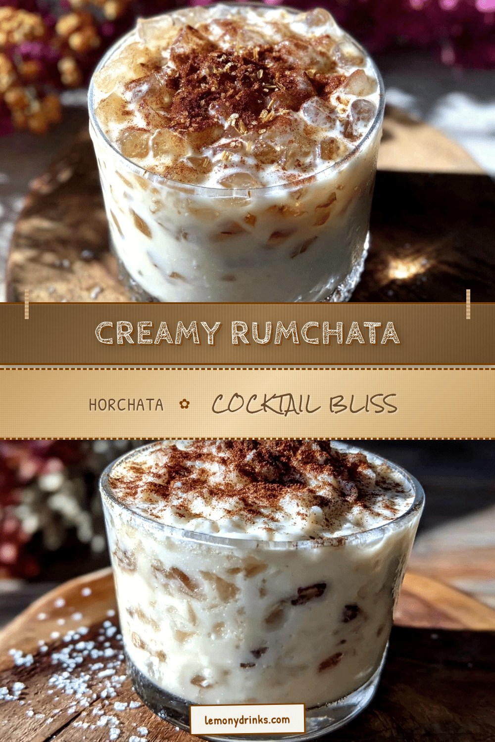 Creamy Rumchata Horchata Cocktail recipe