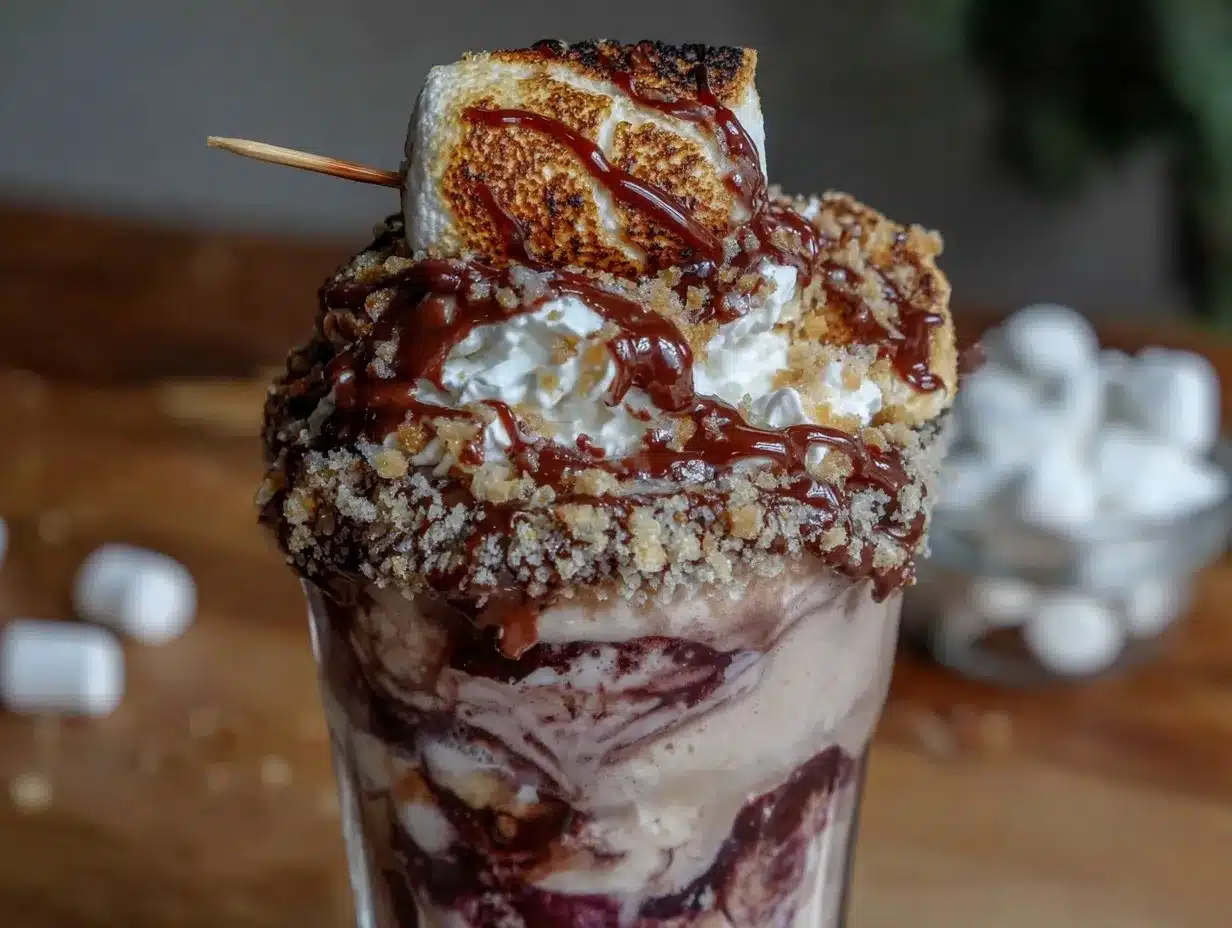 creamy s’mores frappuccino preparation steps