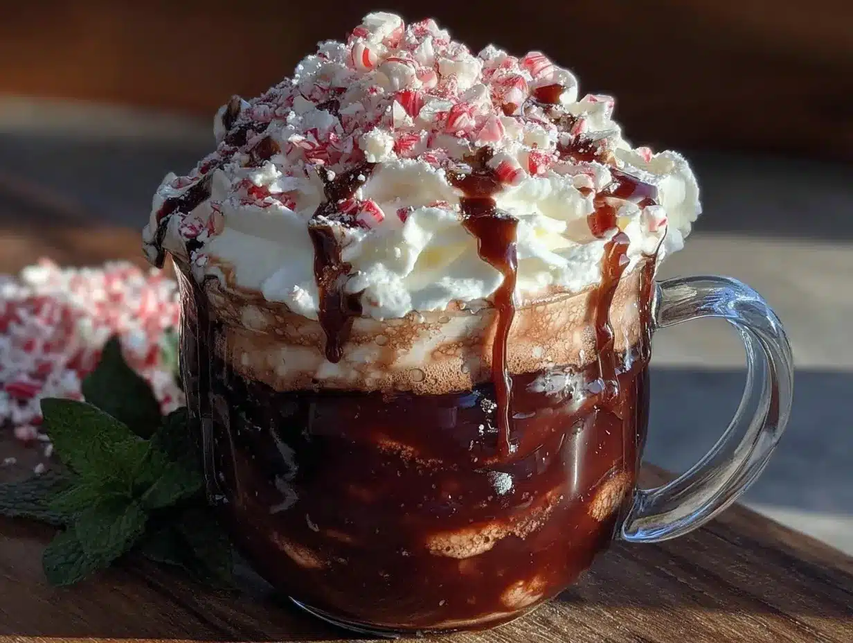 creamy spiked peppermint mocha bliss preparation steps