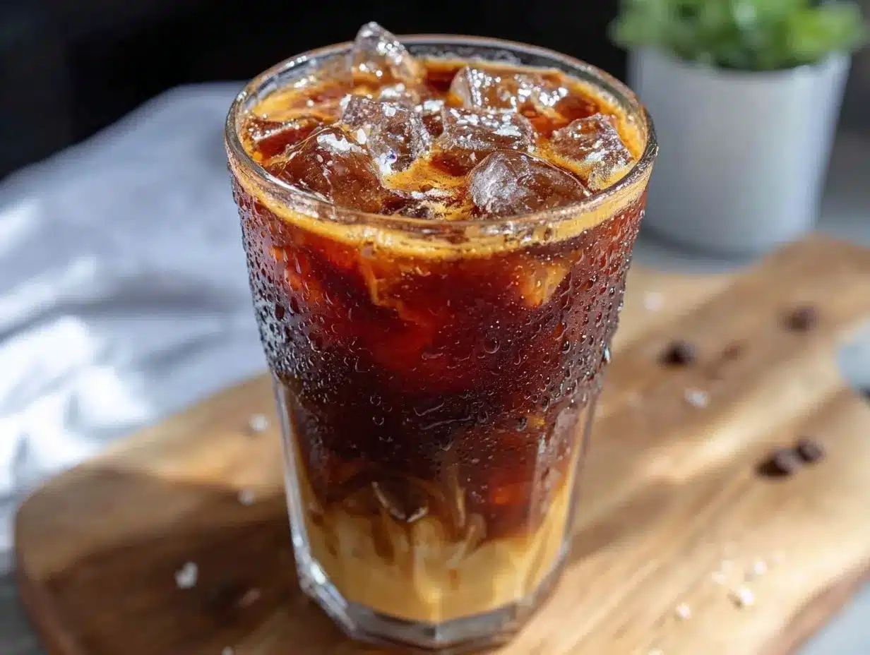 creamy Vietnamese iced coffee preparation steps