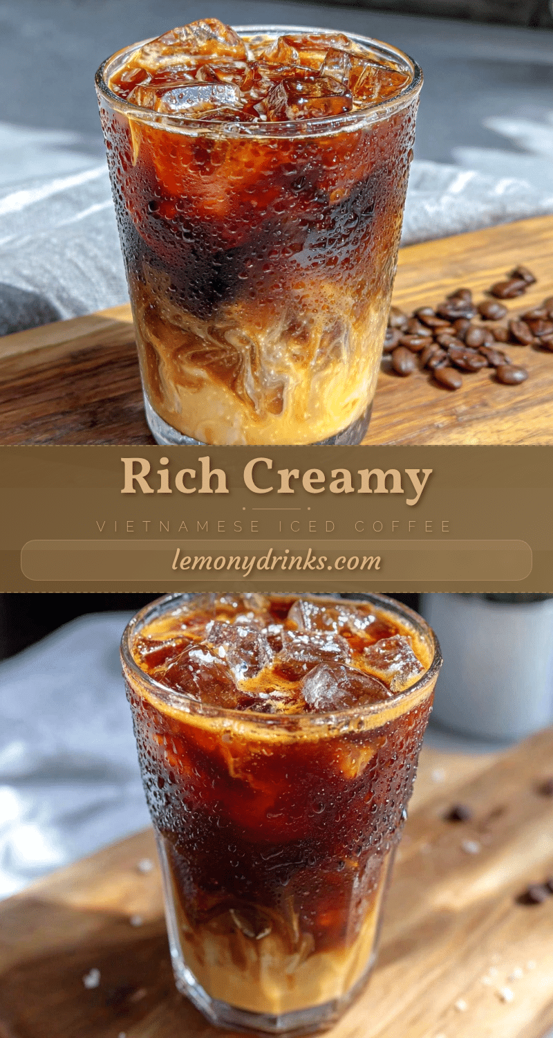 creamy Vietnamese iced coffee recipe