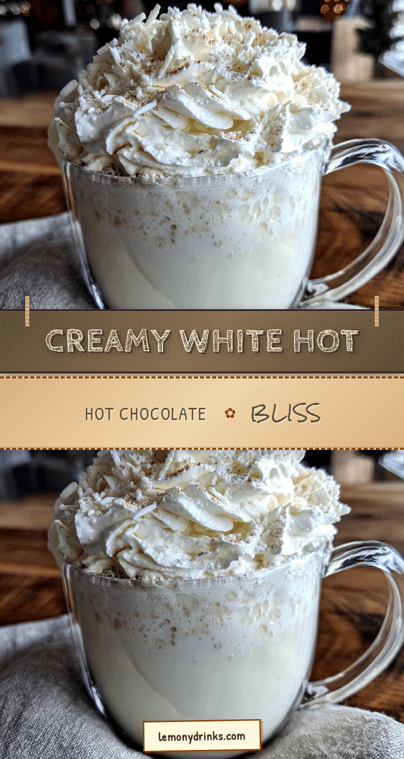creamy white hot chocolate recipe