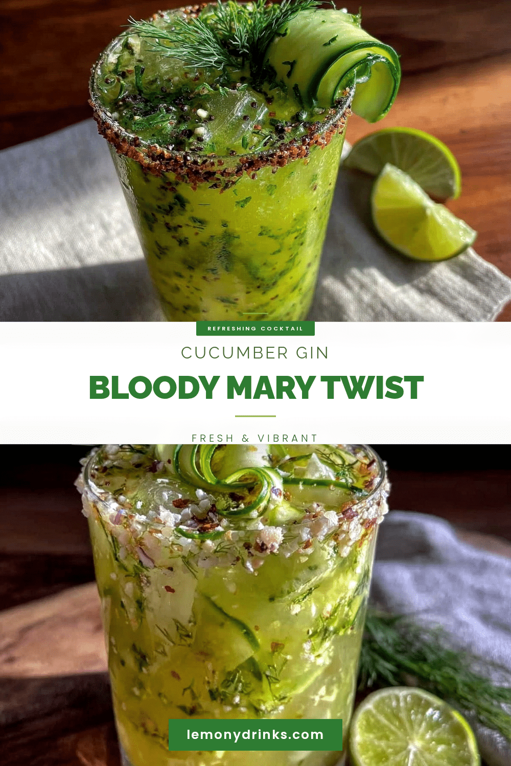 Cucumber Gin Bloody Mary recipe