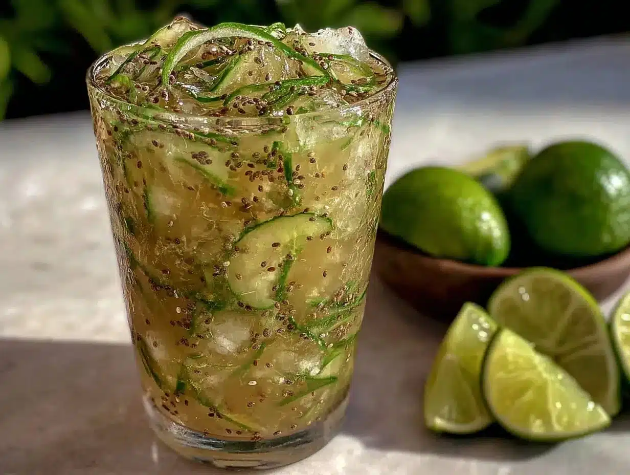 cucumber lime refresher preparation steps