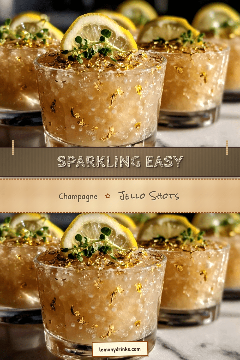 easy champagne jello shots recipe