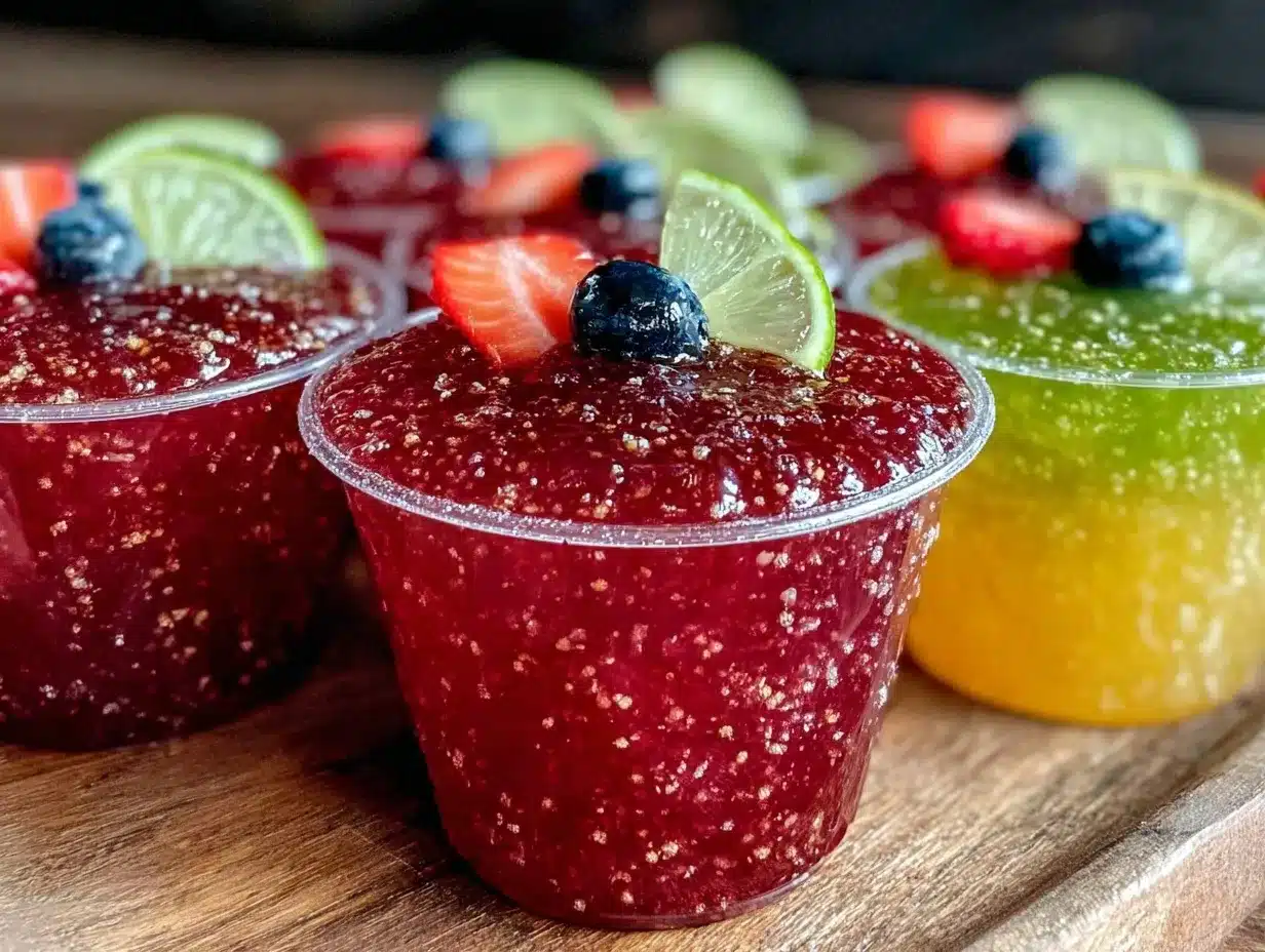 easy fruity jello shots preparation steps