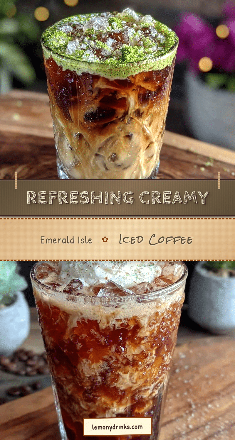 Emerald Isle Iced Coffee with Matcha Cream recipe