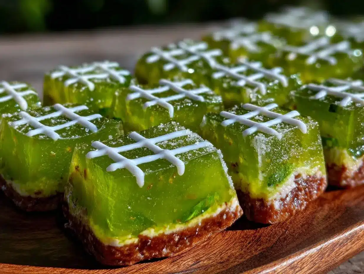 football field jello shots tray preparation steps