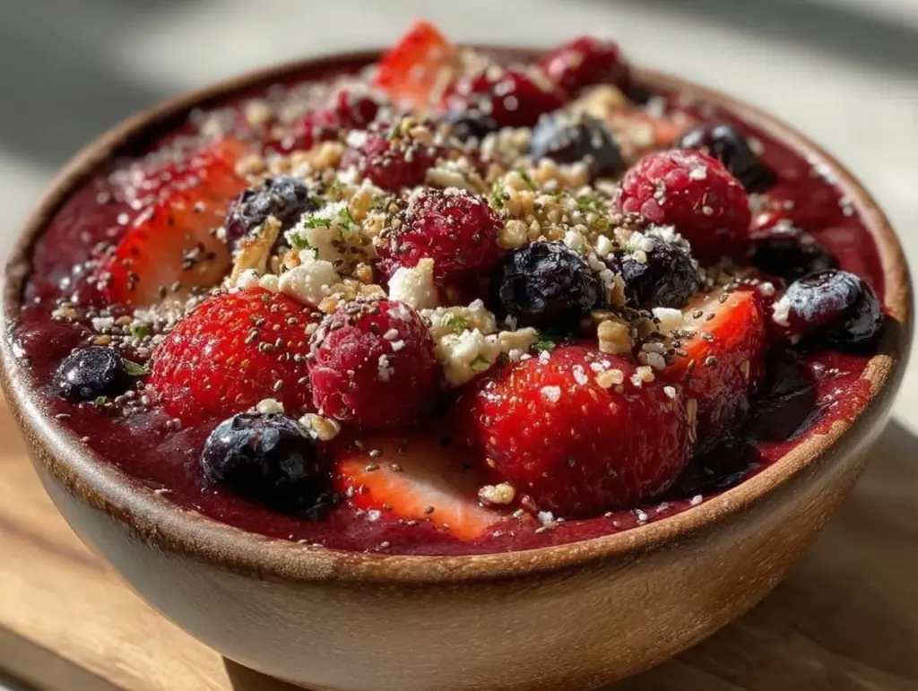 fresh açai bowl recipe - featured image