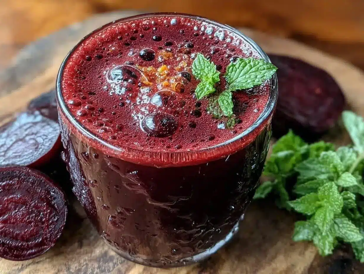 fresh beet root energy shot preparation steps