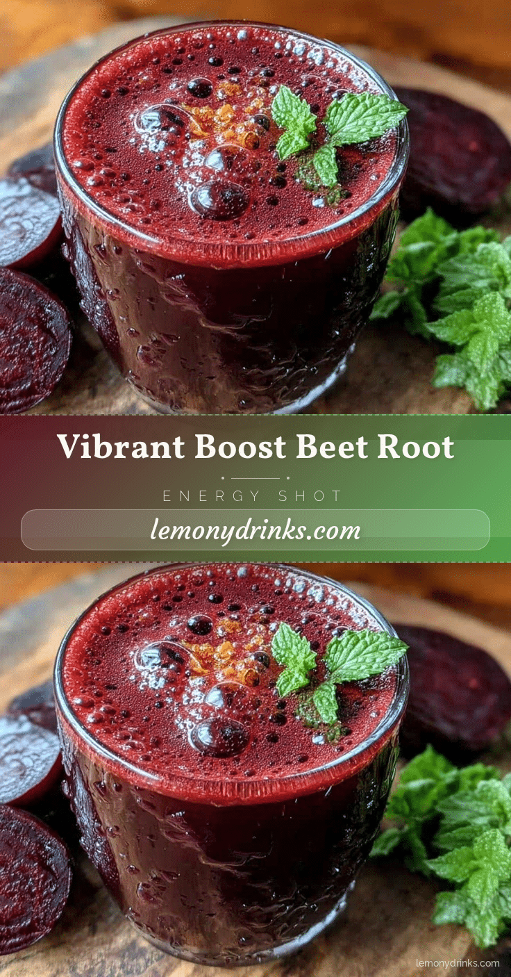 fresh beet root energy shot recipe