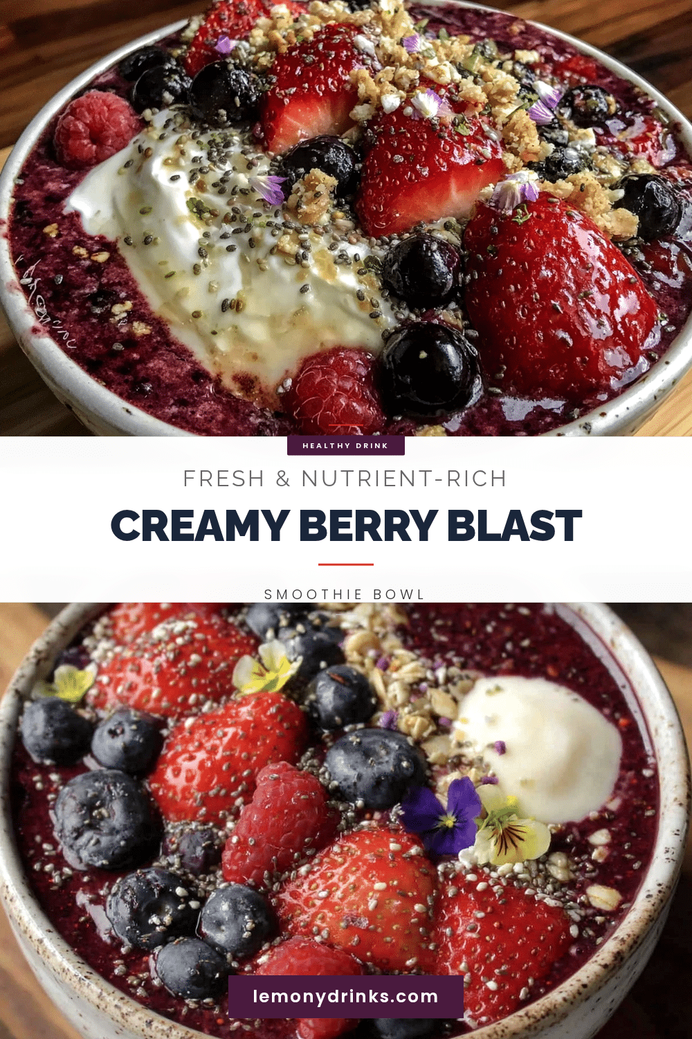 Fresh Berry Blast Smoothie Bowl recipe