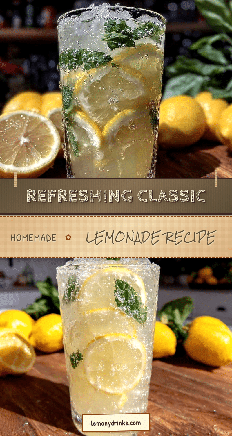 fresh classic homemade lemonade recipe
