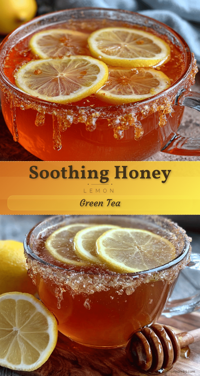 fresh green tea with honey and lemon recipe