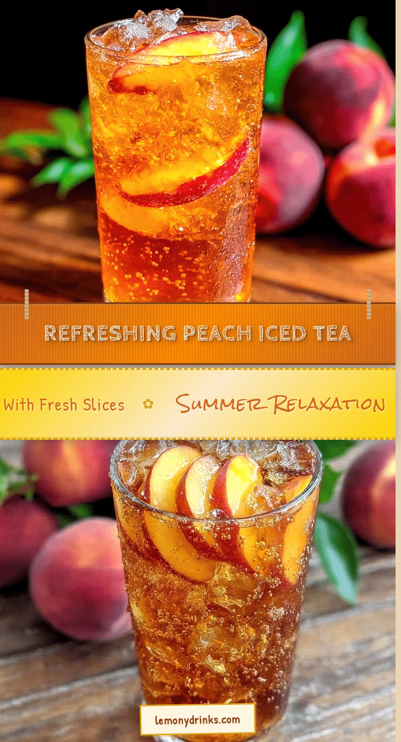 fresh peach iced tea recipe