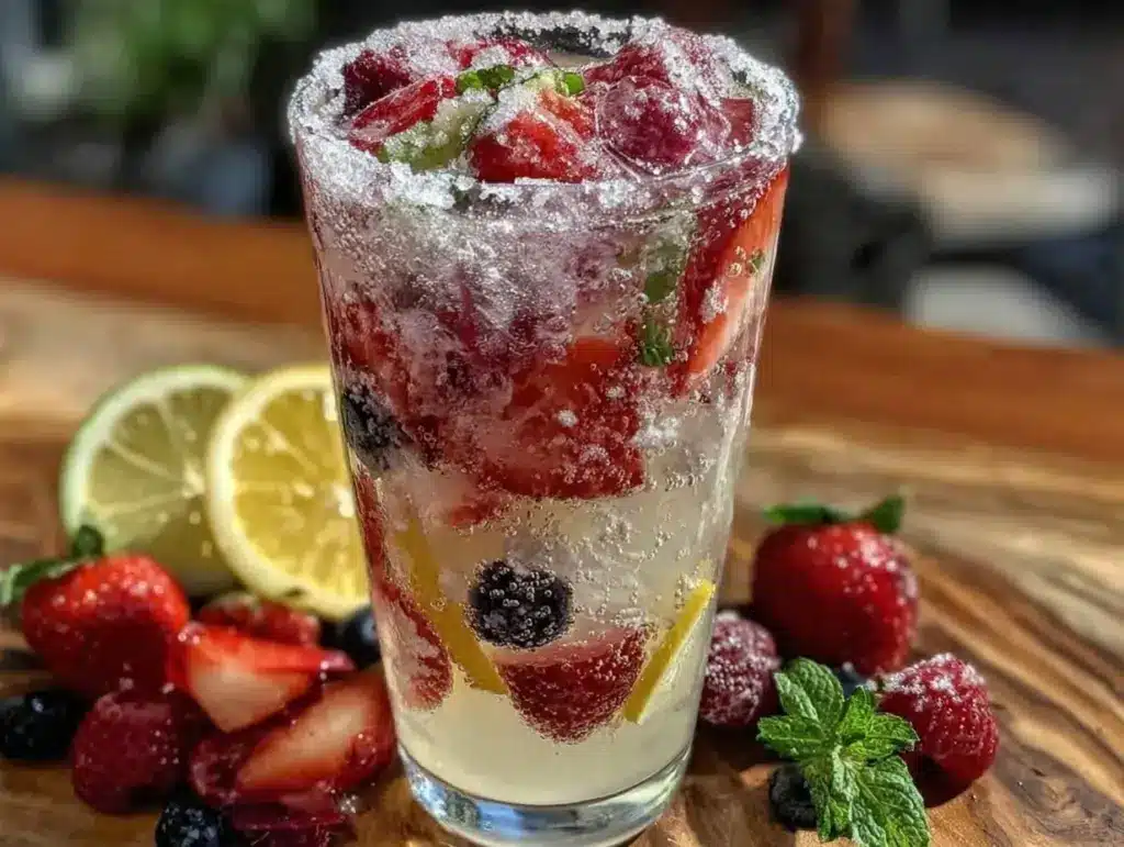 fresh sparkling lemonade - featured image
