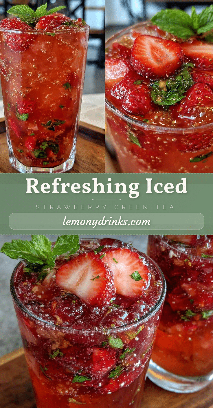fresh strawberry green tea recipe