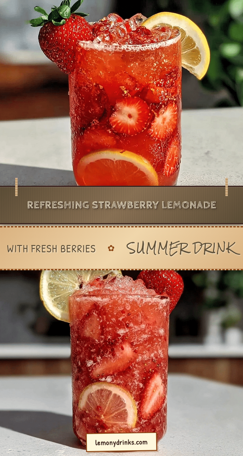 fresh strawberry lemonade recipe
