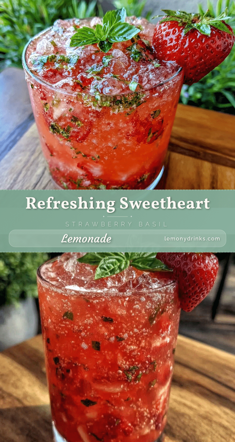 fresh sweetheart strawberry basil lemonade recipe