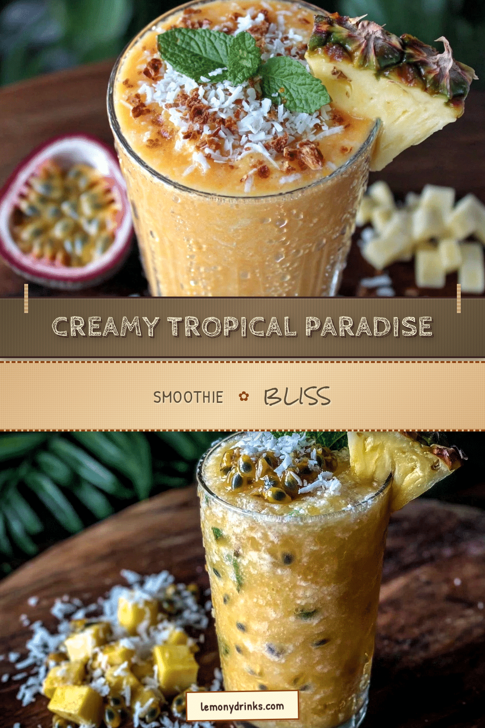 fresh tropical paradise smoothie recipe