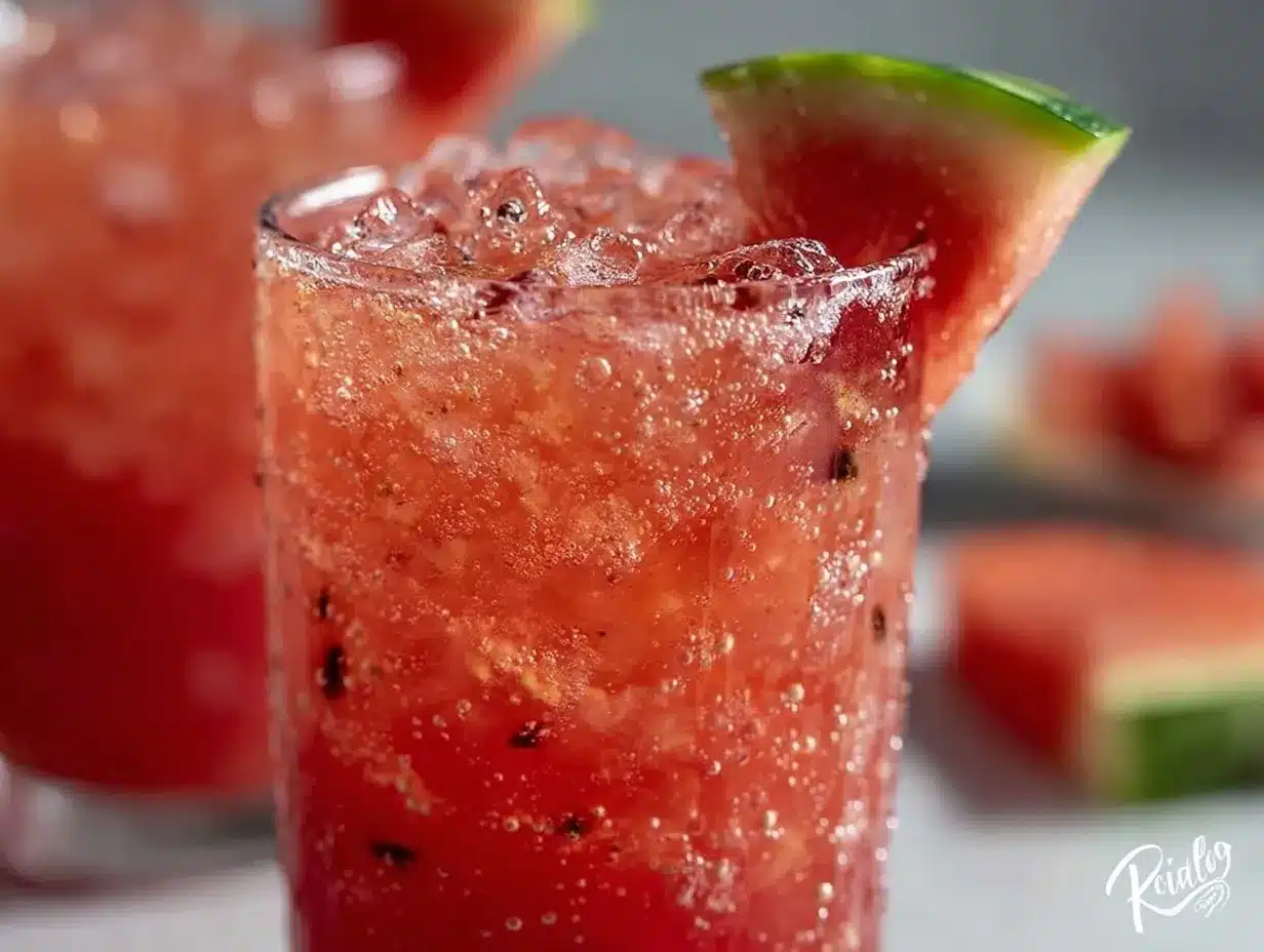 fresh watermelon agua fresca preparation steps