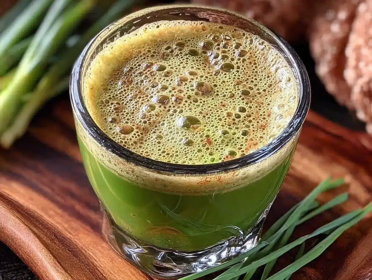 fresh wheatgrass shot recipe preparation steps