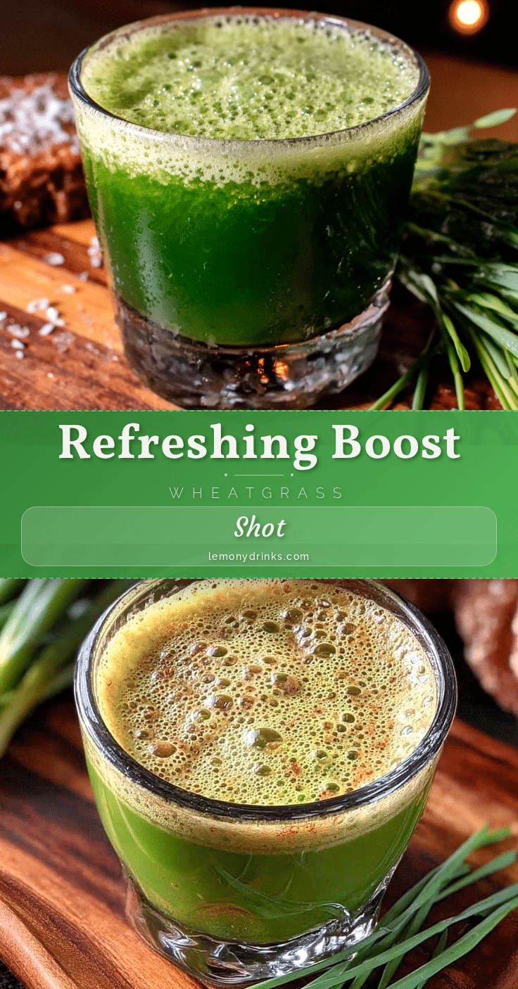 fresh wheatgrass shot recipe recipe