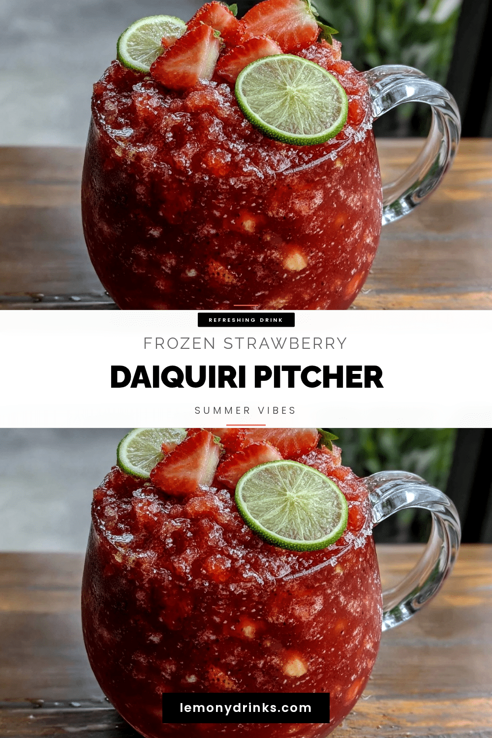 frozen strawberry daiquiri pitcher recipe