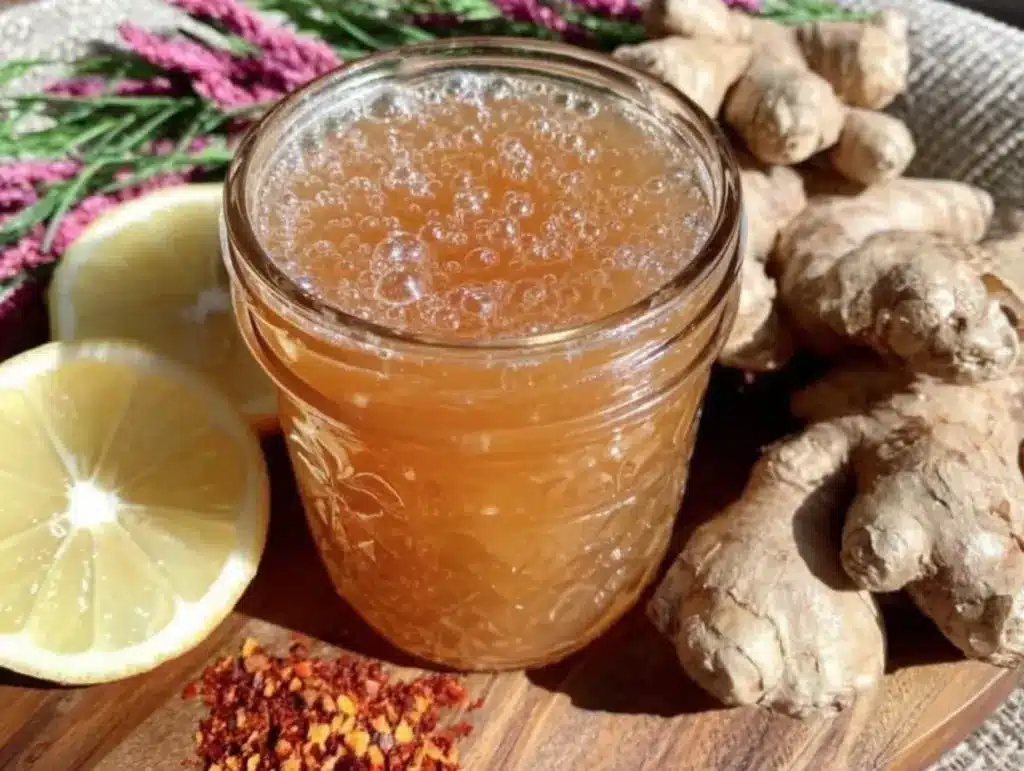 healthy immunity boosting ginger shot - featured image