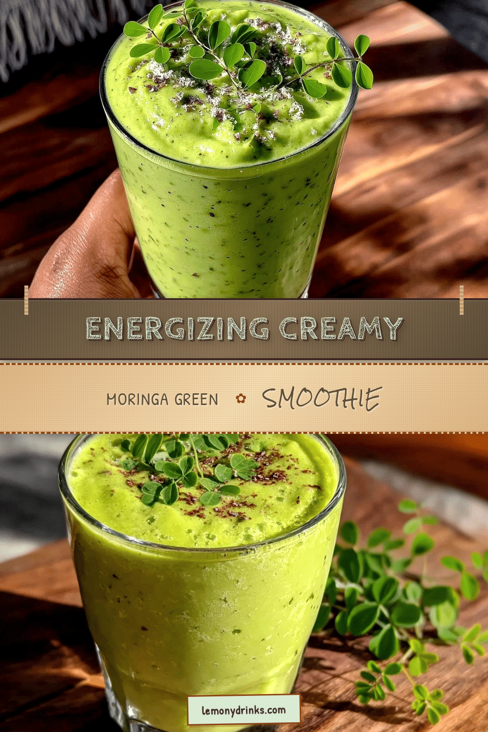 Healthy Moringa Green Smoothie recipe