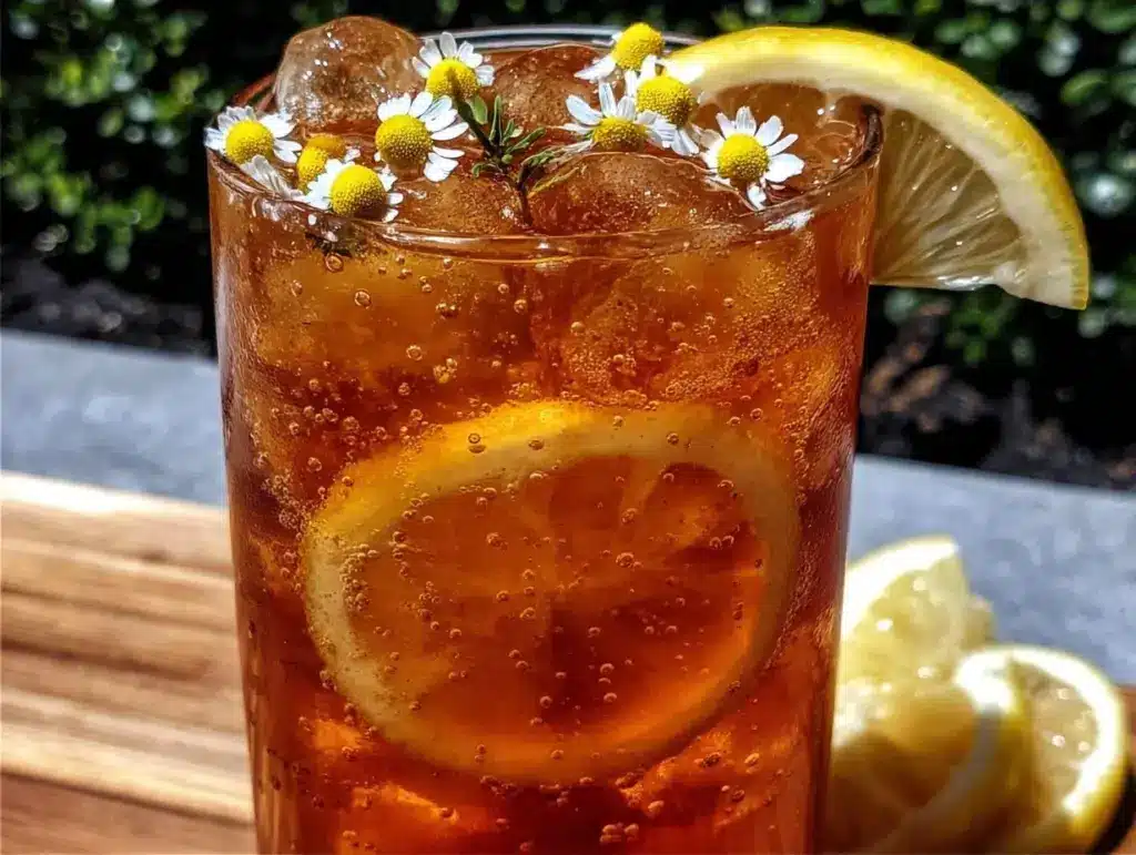 honey chamomile tea lemonade - featured image