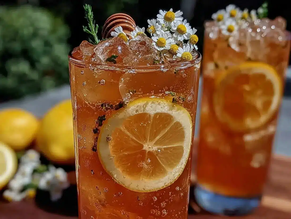 honey chamomile tea lemonade preparation steps