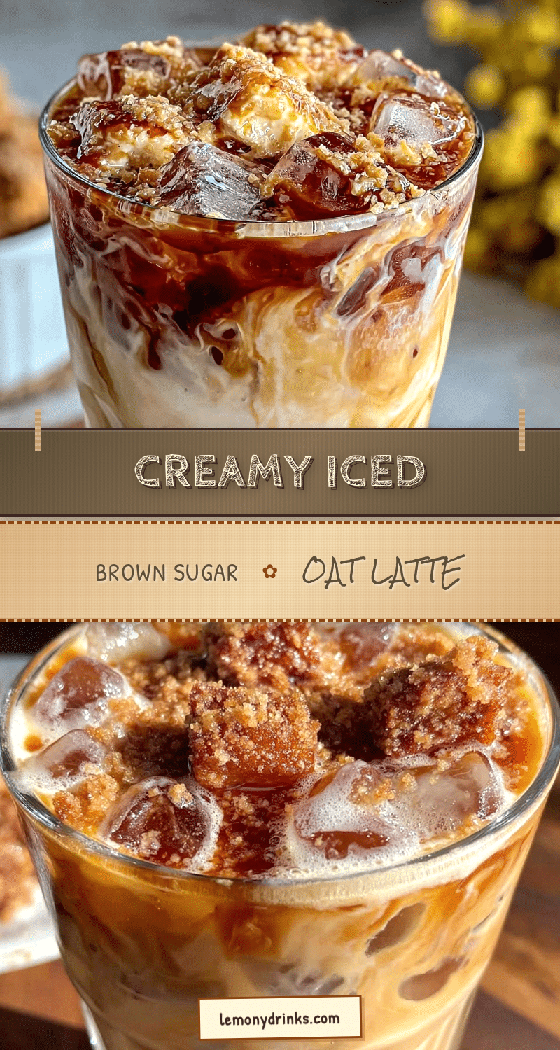 iced brown sugar oat milk latte recipe
