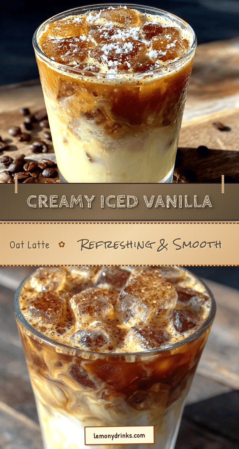iced vanilla oat milk latte recipe