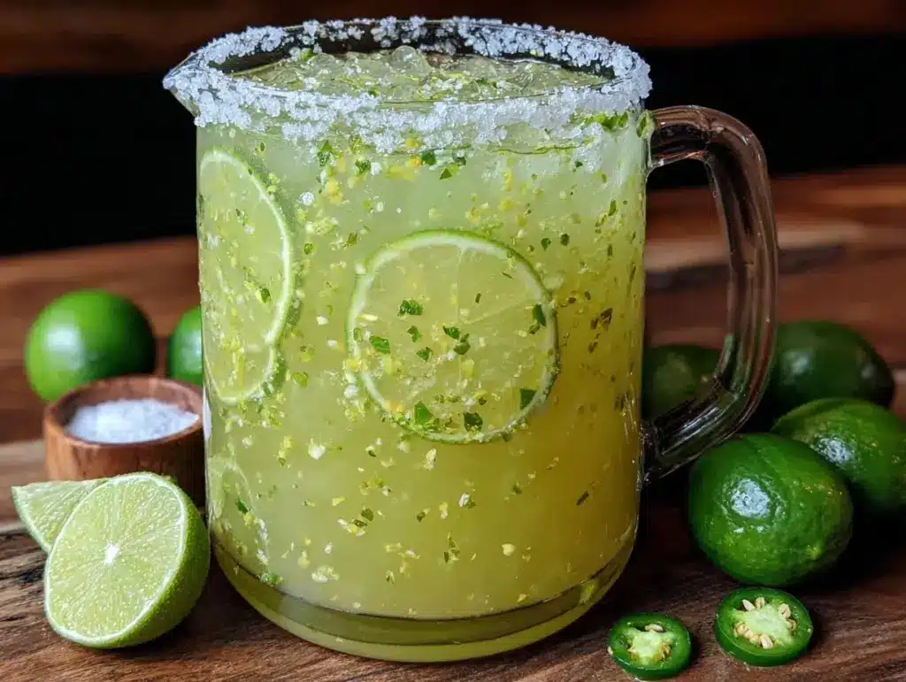 jalapeño margarita pitcher - featured image